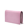 Alexander McQueen Small Crocodile Embossed Calfskin Skull Crossbody Secondhand