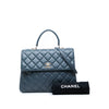 Chanel Large Lambskin Trendy CC Top Handle Flap Secondhand