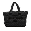 Chanel Large Quilted Denim Coco Cocoon Tote Secondhand