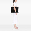 Marni Raffia Effect Nylon Embroidered Logo North West Shopping Tote Secondhand
