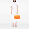 Bottega Veneta Small Shearling Intrecciato Arco Tote Secondhand