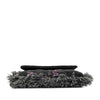 Chanel Fringe Denim Mood Clutch with Chain Secondhand