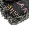Chanel Fringe Denim Mood Clutch with Chain Secondhand
