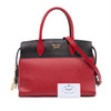 Prada Saffiano And City Calf Esplanade Satchel Secondhand