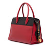 Prada Saffiano And City Calf Esplanade Satchel Secondhand