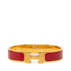 Hermès Narrow Enamel Clic H Bracelet PM Secondhand