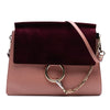 Chloé Medium Calfskin and Suede Faye Crossbody Secondhand