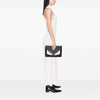 Fendi Leather Monster Eyes Zip Clutch Secondhand
