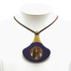 Secondhand Hermès Horn and Lacquer Pendant Necklace