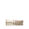 Hermès Bicolor Canvas Tapis de Selle Clutch Secondhand