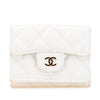 Chanel CC Quilted Caviar Trifold Flap Wallet Secondhand
