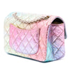 Chanel Mini Quilted Crinkled Goatskin Rainbow Reissue 2.55 Single Flap 224 Secondhand