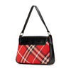 Burberry Supernova Check Canvas Flap Shoulder Bag Secondhand