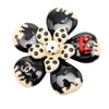 Chanel CC Enamel and Plated Brass Flower and Lady Bug Brooch Secondhand