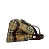Burberry Haymarket Check Coated Canvas Handbag Secondhand
