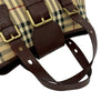 Burberry Haymarket Check Coated Canvas Handbag Secondhand