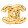 Chanel CC Gold Plated Quilted Brooch Secondhand
