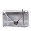 Dior Metallic Patent Microcannage Diorama Wallet on Chain Secondhand