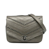 Secondhand Chanel Small Chevron Data Center Envelope Flap Bag