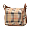 Burberry Haymarket Check Canvas Shoulder Bag Secondhand