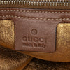 Gucci Large Crest Embossed Suede Indy Hobo Secondhand