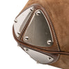Gucci Large Crest Embossed Suede Indy Hobo Secondhand