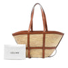 Celine Medium Raffia Gridded Classic Panier Tote Secondhand
