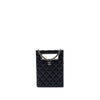 Chanel Quilted Caviar Chain Around Cut Out Evening Box Bag Secondhand