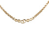 Dior Gold Plated CD Logo Pendant Necklace Secondhand