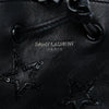 Saint Laurent Mini Leather Embroidered Star Tassel Bucket Bag Secondhand
