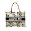 Secondhand Dior Medium Canvas Embroidered Zodiac Toile De Jouy Book Tote