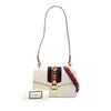 Gucci Small Leather Sylvie Web Satchel Secondhand