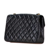 Chanel Quilted Lambskin Half Moon Single Flap Secondhand