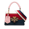 Gucci Small Tricolor Calfskin Queen Margaret Top Handle Bag Secondhand