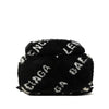 Balenciaga Small Faux Fur Diagonal Logo Everyday Backpack Secondhand