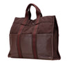 Hermès Canvas and Leather Fourre Tout MM Secondhand