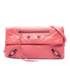 Balenciaga Lambskin Motocross Classic Envelope Crossbody Secondhand