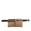 Gucci GG Canvas Double Pocket Belt Bag Secondhand