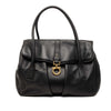 Ferragamo Leather Gancini Flap Handbag Secondhand