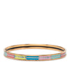 Hermès Extra Narrow Printed Enamel Uni Bangle Secondhand