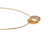 Hermès Gold Plated Enamel Pop H Pendant Necklace Secondhand