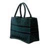 Dior Medium Embroidered Velvet Cannage Book Tote Secondhand