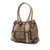 Burberry Smoke Check Coated Canvas Northfield Satchel Secondhand
