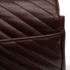 Saint Laurent Large Sheepskin Chevron Monogram College Satchel Secondhand