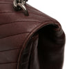 Saint Laurent Large Sheepskin Chevron Monogram College Satchel Secondhand