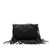 Saint Laurent Chevron Sheepskin Monogram Fringe Crossbody Secondhand