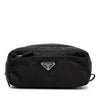 Secondhand Prada Saffiano Trimmed Tessuto Pouch