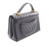 Chanel Chevron Lambskin Stitched Chain Top Handle Flap Secondhand