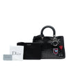 Dior Medium Metallic Tweed Patch Diorissimo Satchel Secondhand