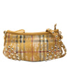 Secondhand Burberry Studded Haymarket Check Coated Canvas Canterbury Crossbody